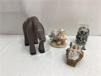 Figurines and Candle