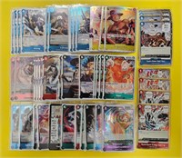 Assorted One Piece Card Game Cards - Lot of 45