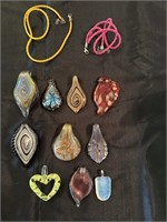 Glass pendants