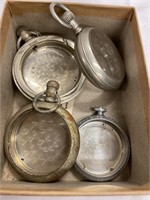 4 pocket watch cases