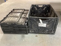 5) Collapsible Plastic Crates