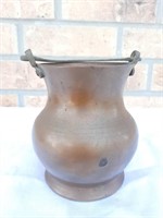 Small Antique Copper Pot w/ Handle