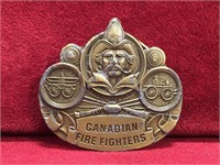 1977 Canadian Fire Fighter Belt Buckle