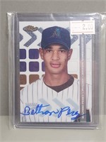 Topps Finest Beltran Perez Autographed Card