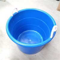 Plastic tub blue rope handles