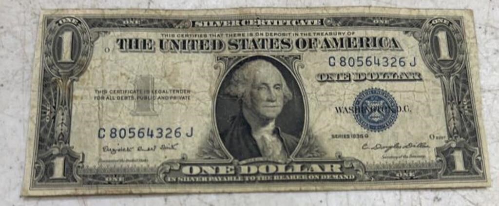 1935-G $1.00 SILVER CERTIFICATE