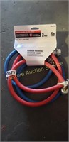 2 RUBBER WASHING MACHINE HOSES