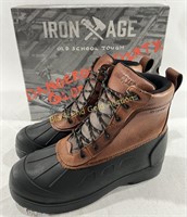 New Men’s 13 IRON AGE Compound Waterproof Boots