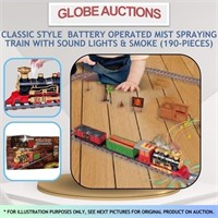 BATTERY OPERATED MIST SPRAYING TRAIN (190-PIECES)