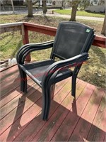 4 Metal Outdoor Patio Chairs