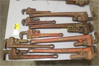 9 - RIDGID PIPE WRENCHES