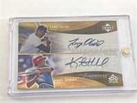 2005 Tony Oliva & Kent Hrbek Auto Upper Deck