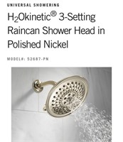 3 Setting Raincan Shower Head-Nickel 52687-PN