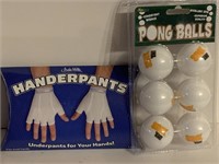 Funny Gifts - Handerpants & Pong Balls