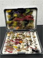 Box of fishing flies