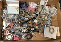 Large Flat of Assorted Jewelry and pieces