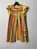 Vintage 1960s Striped House Dress