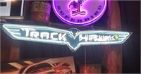 Neon LIghted Trac Hawk Lighted Sign