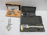 Micrometer, Calipers and a Divider