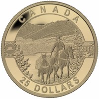 2014 $25 O Canada: Cowboy in the Canadian Rockies