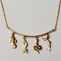 $2500 18K  16" 5.26G  Necklace