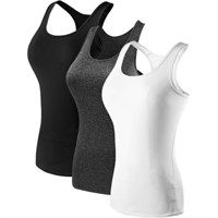 L  3 PCS  Sz L  NELEUS Womens Compression Tank  Bl