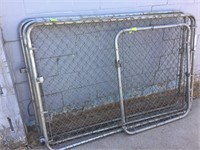 Chain Link Fence Gate Pieces, 4’x6’, 45” x 36”