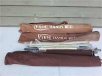 2 Firm handy beds as found