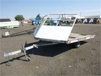 2000 Newmans Sled Bed 2 Snowmobile Trailer