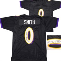 Ravens Roquan Smith Autographed Black Jersey BAS