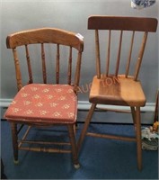 Mix matched dining room chairs