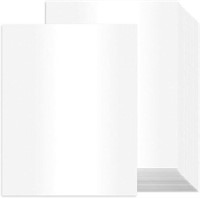 2-Pk 8.5" x 11" Ohuhu White Shimmer Cardstock