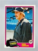 1981 Topps #315 Kirk Gibson Rookie RC EX/MT or bet