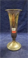 (1) Weighted Sterling Silver Vase (9" Tall)