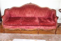 Early 20c French Provincial Style Three Cushion