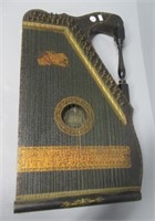 Antique lap harp. Measures: 21" H x 11.25" W.