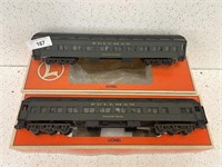 2 - LIONEL PULLMAN COACH AND PASSENGER CARS