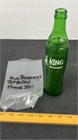 King Beverages Pop Bottle. Moose Jaw, SK.
