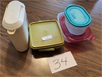 Miscellaneous storage containers Tupperware