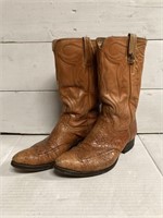 Men’s Genuine Alligator Cowboy Boots Size 8