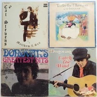 Vintage Vinyl Record Albums - Cat Stevens, Donovan
