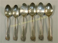 112 Grams Morden Antique Sterling Spoons