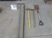 5 Assorted Garden Tools