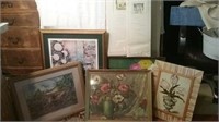 Misc lot of framed pictures