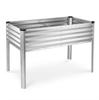 Galvanized Raised Garden Beds Outdoor with Legs //