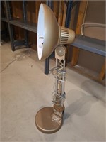 Amplex articulating Trombolite industrial lamp. Ba