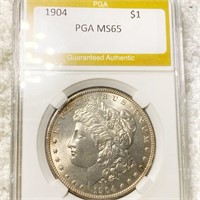 1904 Morgan Silver Dollar PGA - MS65