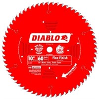 $57  Diablo D1060X 10 in. 60T Fine Finish Blade