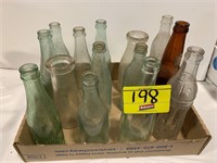 FLAT W/ ANTIQUE BOTTLES OF ALL KINDS