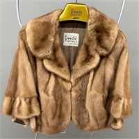 Ladies Mink Short Fur Coat/Stole